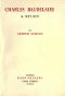 [Gutenberg 50488] • Charles Baudelaire: A Study